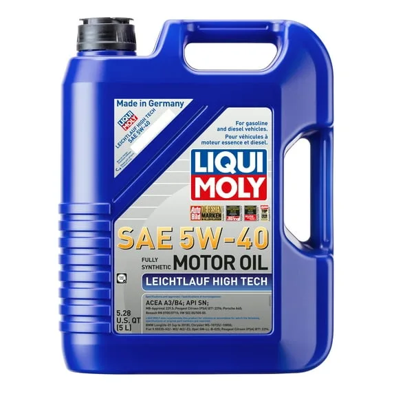 LIQUI MOLY Leichtlauf High Tech Full Synthetic Motor Oil 5W-40