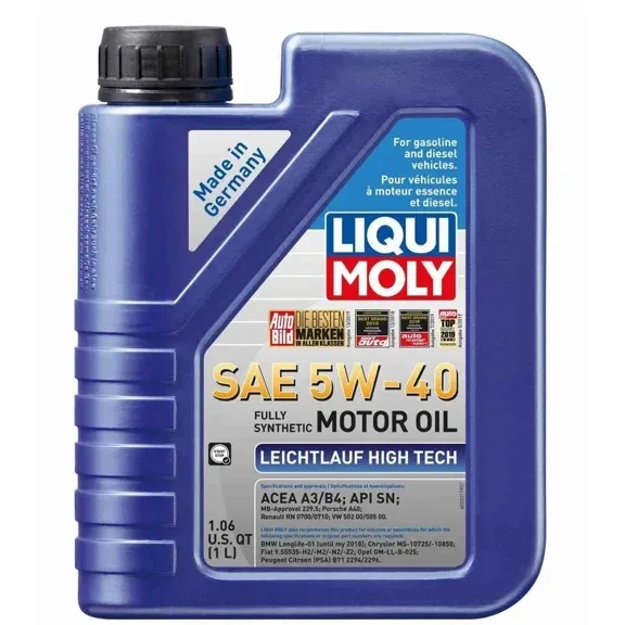 LIQUI MOLY Leichtlauf High Tech Full Synthetic Motor Oil 5W-40 image 2
