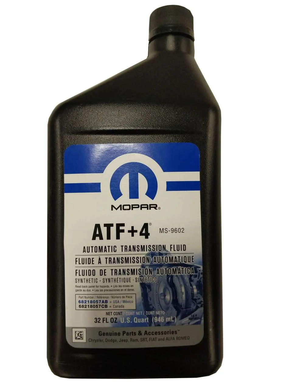 Mopar ATF+4 Automatic Transmission Fluid image 3