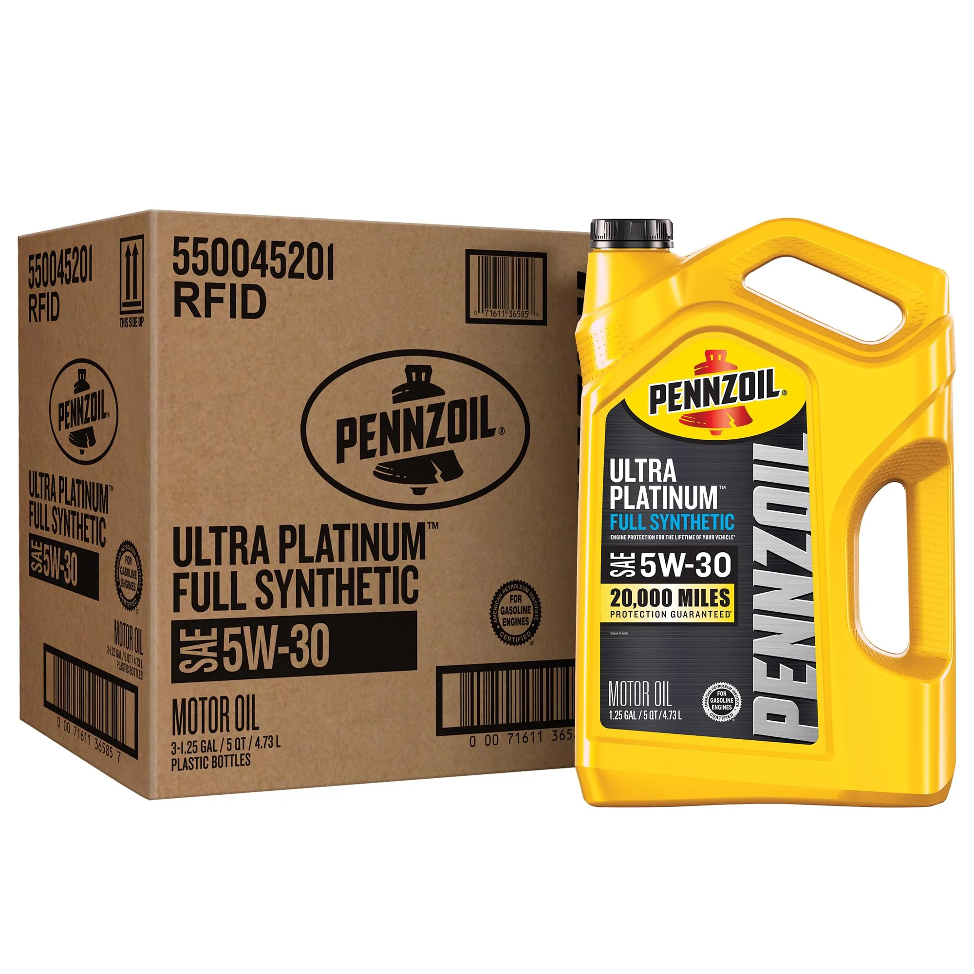 Pennzoil Ultra Platinum Full Synthetic Motor Oil 5W-30