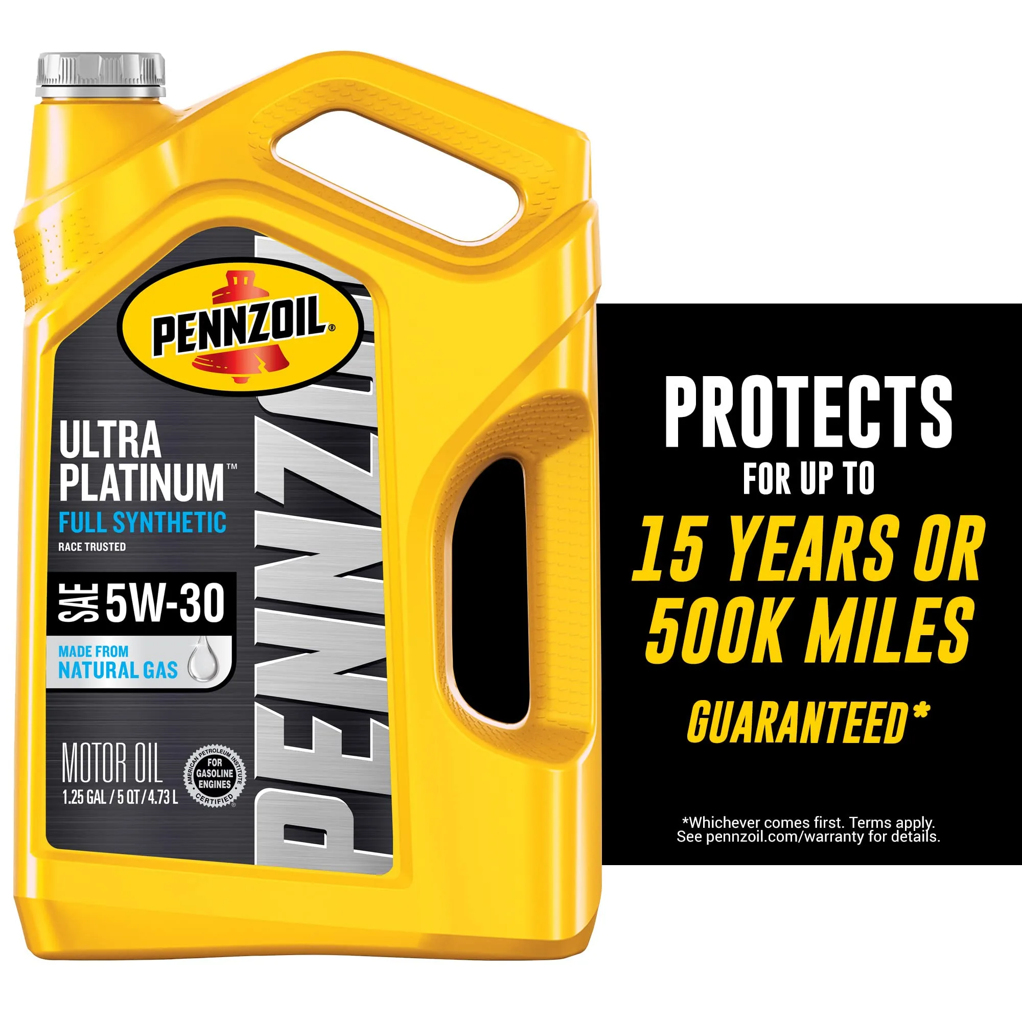Pennzoil Ultra Platinum Full Synthetic Motor Oil 5W-30 image 3